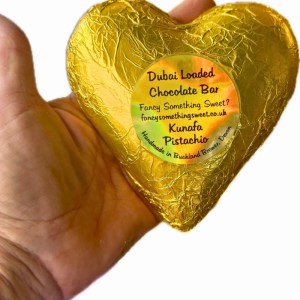 Holding Pistachio heart